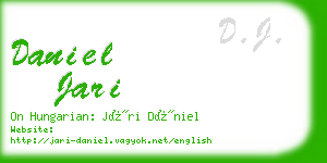 daniel jari business card